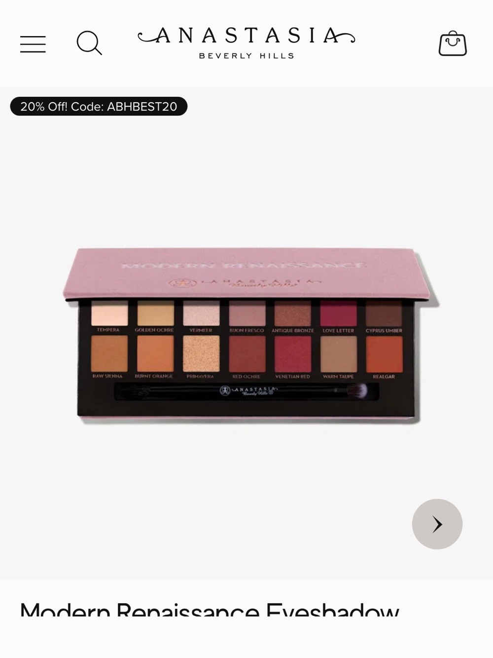Anastasia Beverly Hills Modern Renaissance Eyeshadow Palette